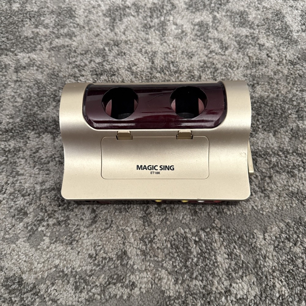 Magic Sing Karaoke System ET18K No Remote (untested) Read As-Is - Picture 7 of 12